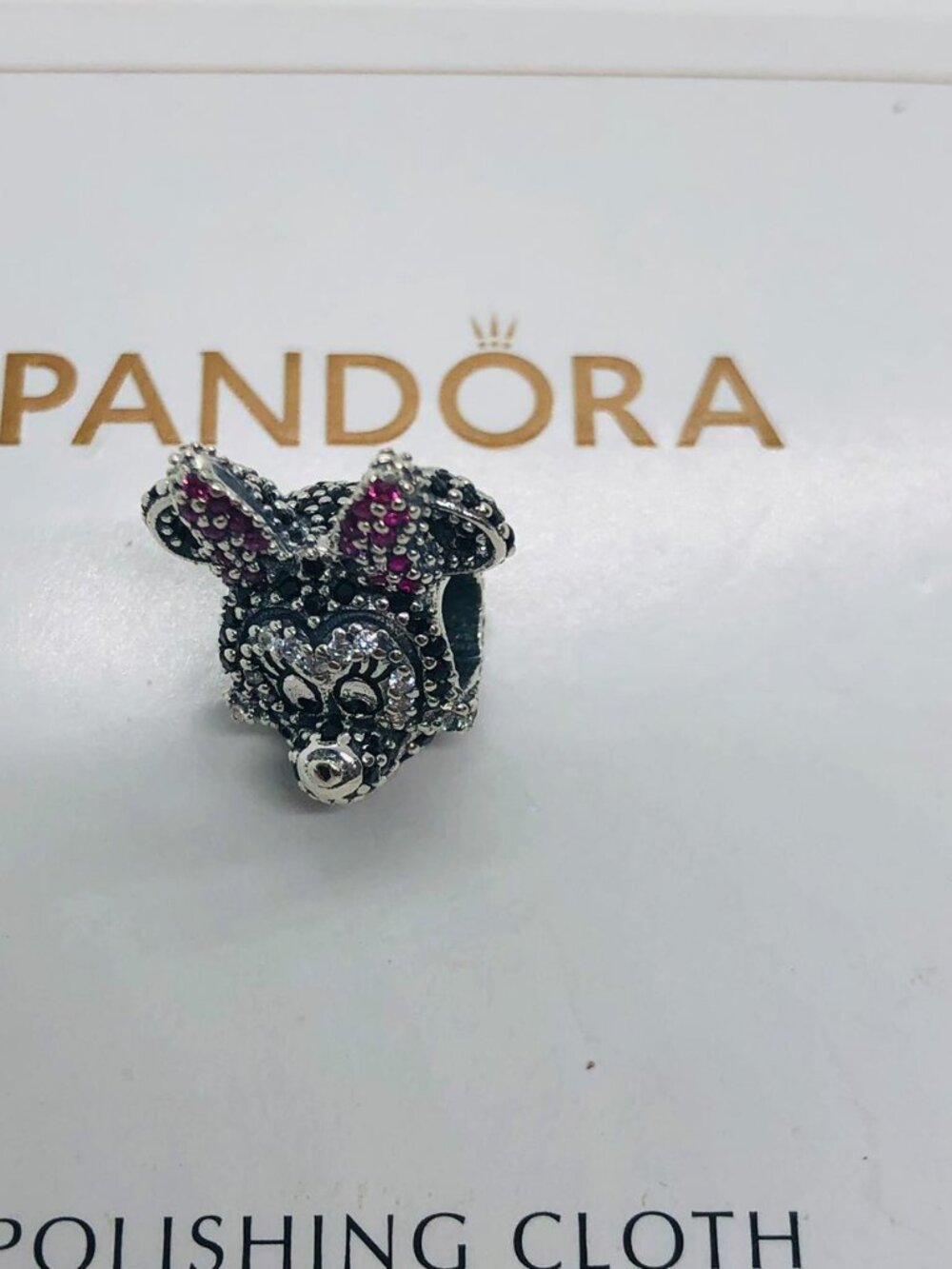 Pandora Disney Sparkling Minnie Portrait Charm